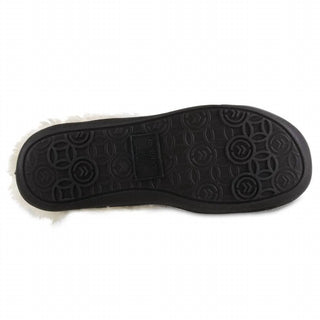 Isotoner - Pantufa feminina de malha com capuz e suéter em formato de diamante