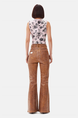 Ganni - Blusa Estampada Floral