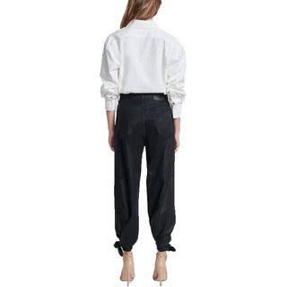 7 For All Mankind - Cropped Coated Denim Jeans