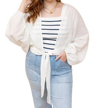 Lista de desejos - Cardigan envolvente One For All