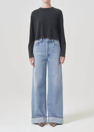 Agolde - Camiseta Mason Crop