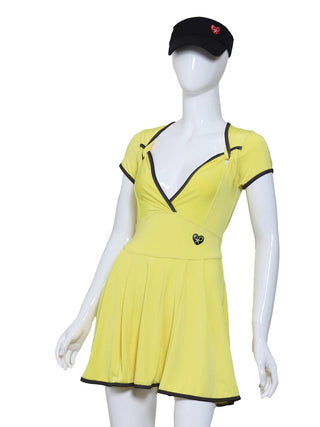 Love Love Tennis - Vestido de coquetel feminino Adeline Court To