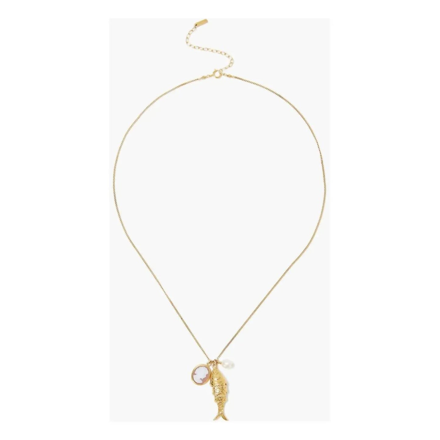 Chan Luu - Cameo Koi Fish Necklace