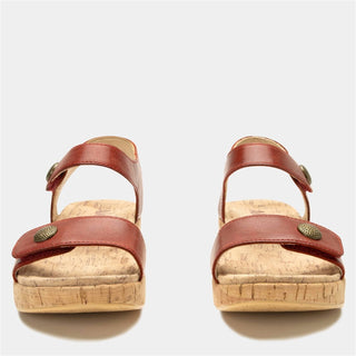 Alegria - Sandália feminina Marta Slingback de couro