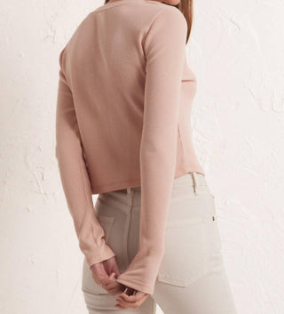 Z Supply - Blusa Waffle Cropped Ciana