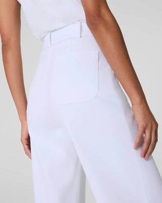 Spanx - Calças largas de sarja elástica