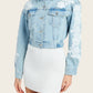 Generation Love - Valex Floral Lace Denim Jacket