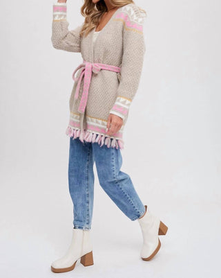 Bluivy - Boho Beauty Belted Cardigan