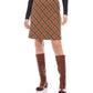 Karen Kane - Bias Cut Plaid Skirt