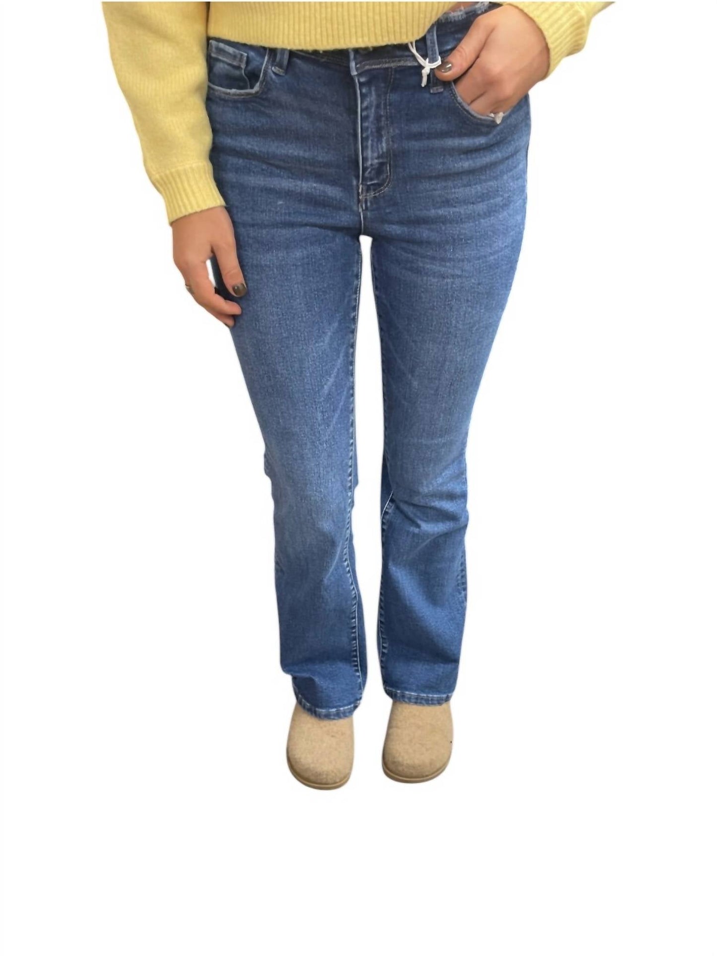 Vervet By Flying Monkey - Amber Mr Bootcut Jeans