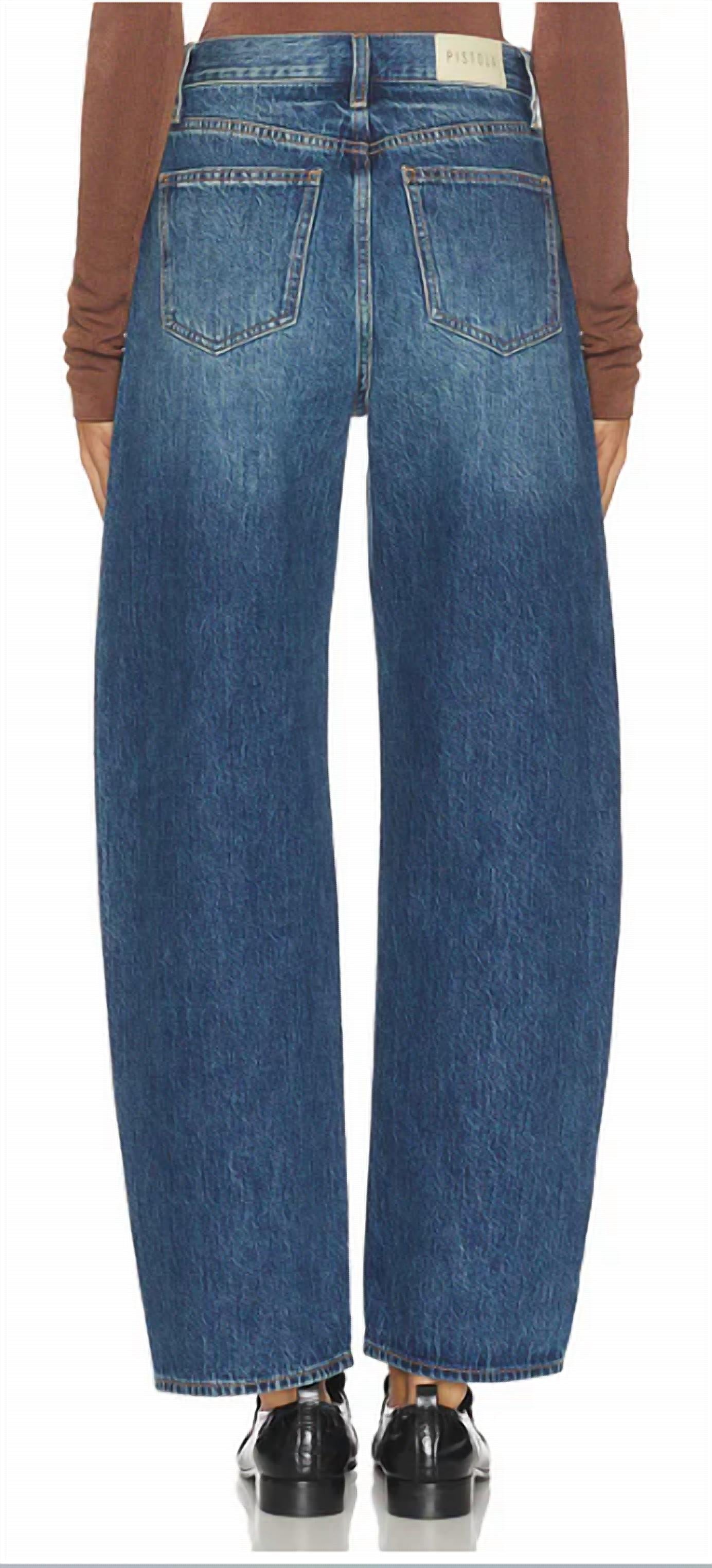 Pistola - Wes High Rise Barrel Jeans