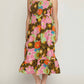 Entro - Floral Smocked Midi Dress