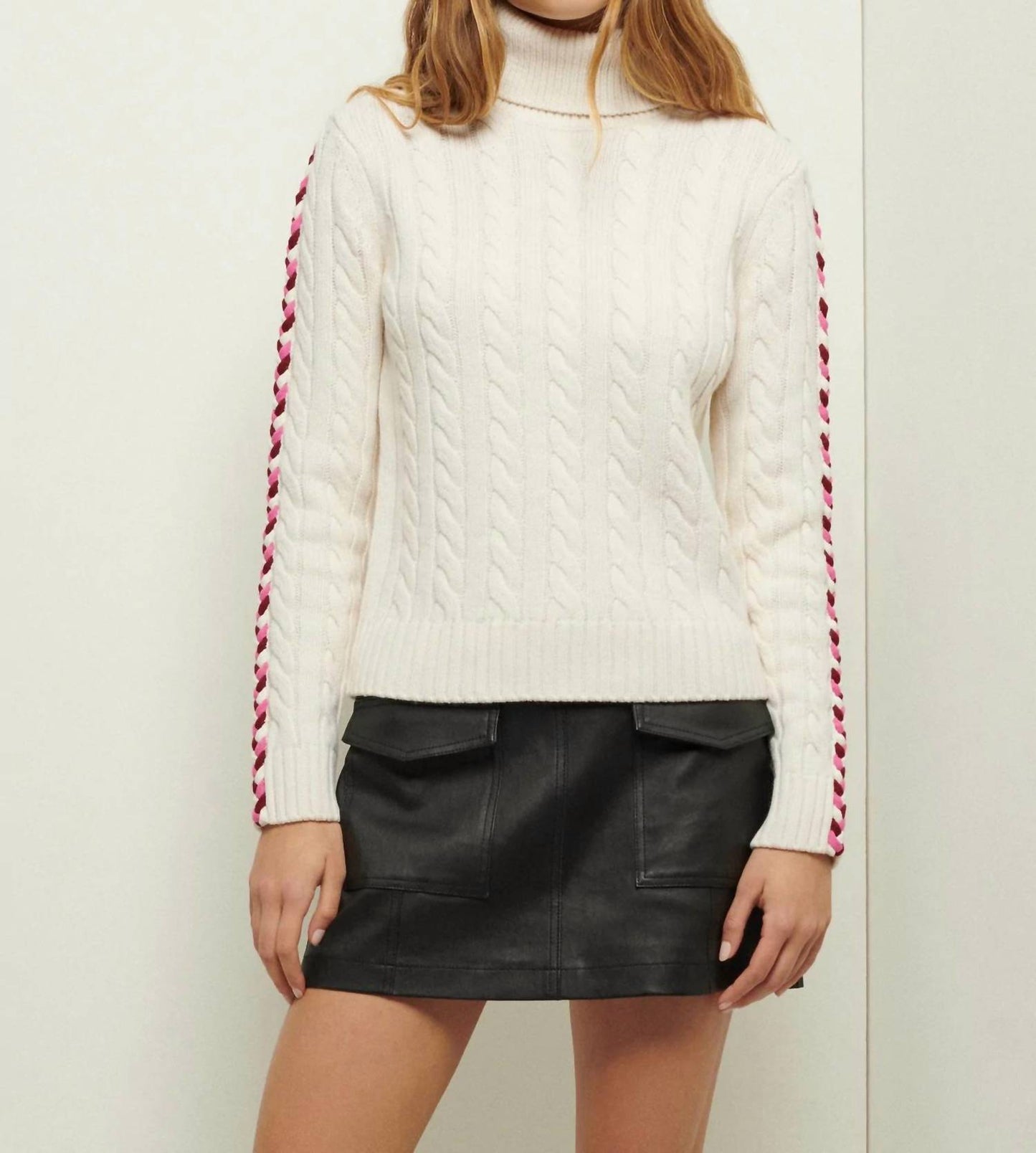 Derek Lam 10 Crosby - Pippa Lace Up Turtleneck