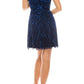 Aidan Mattox - Sleeveless Sequined Mesh Short Dress