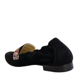 Lalisa - Women's Glitter Suede Loafer
