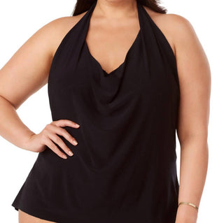 Magicsuit - Top tankini plus size Sophie Halter com decote canoa e aro