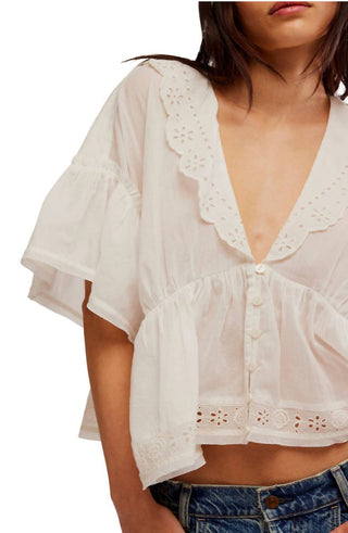 Free People - Top Elle Cutwork