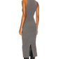 Enza Costa - Rib Sleeveless Turtleneck Sweater Dress