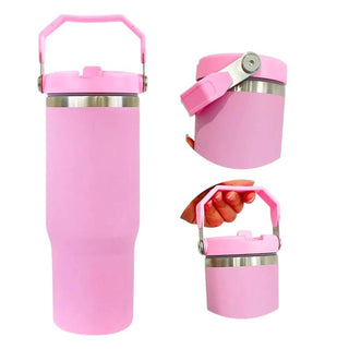 Julia Rose - Copo de aço inoxidável para sublimação de macarons foscos Debbie 30 oz