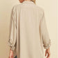 Dress Forum - Women's Tencel Oversized Button Down Shirt
