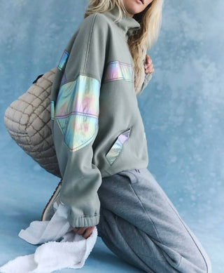 Free People - Away We Go Half Zip Jacket