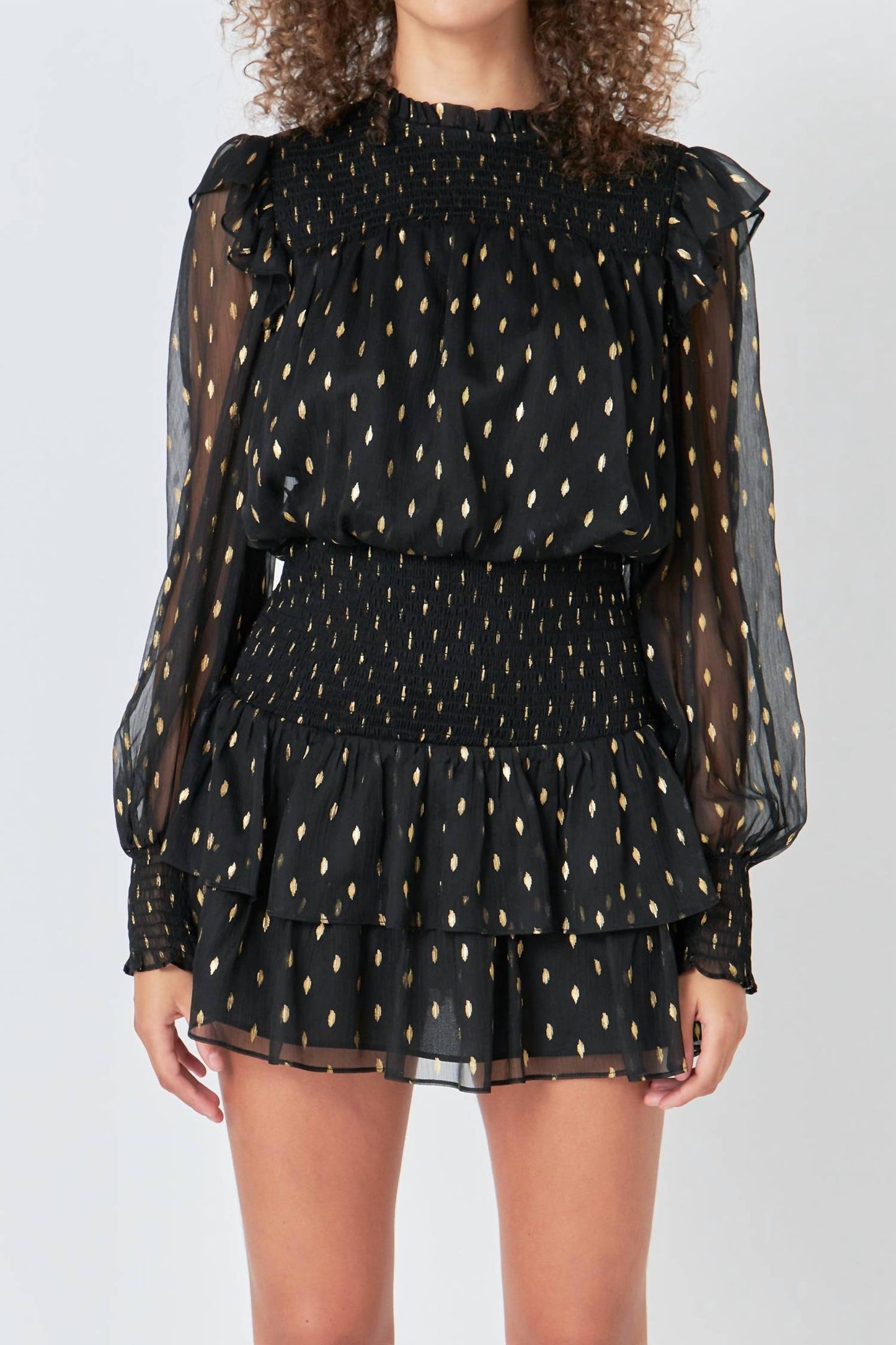 Endless Rose - Dot Printed Mini Dress
