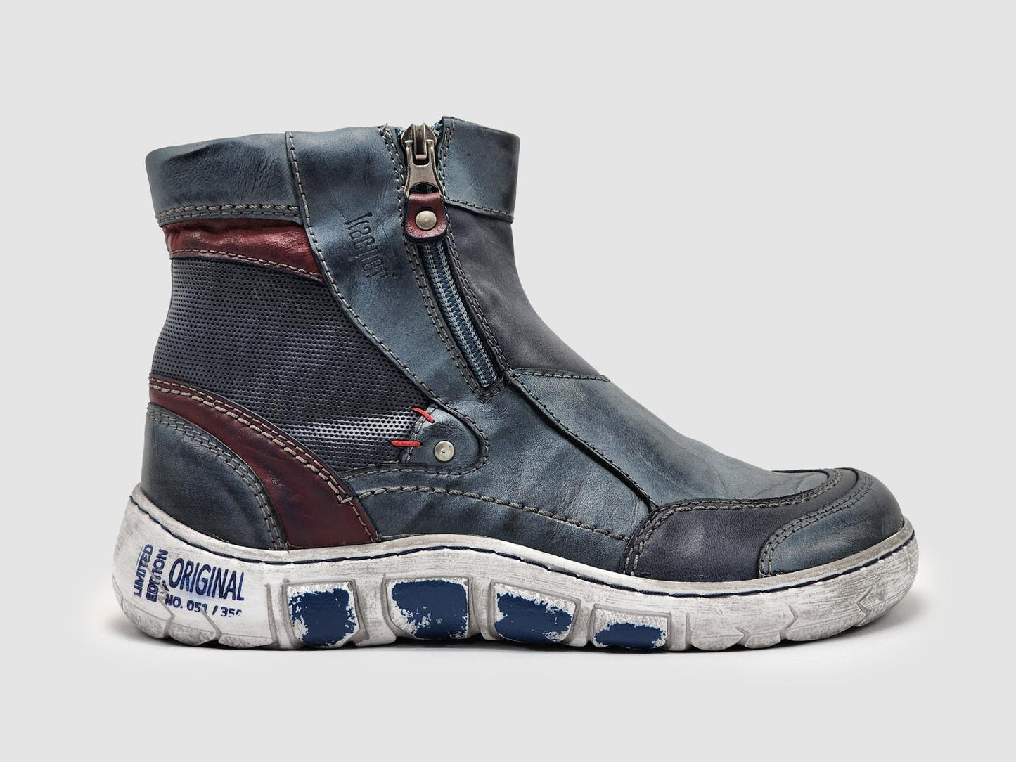 Kcr Group - Women's Original Zip-Up Leather Boots