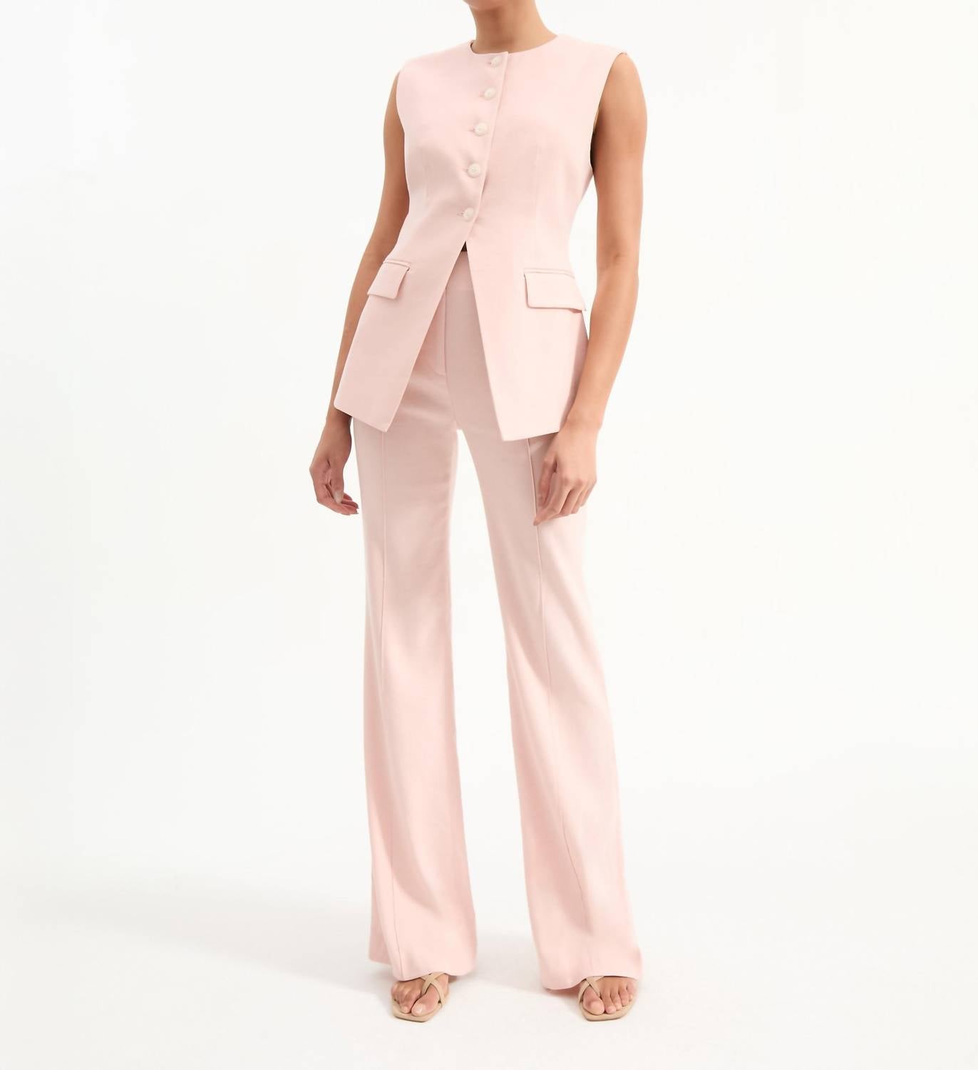 Veronica Beard - Komi Stretch Linen Pant