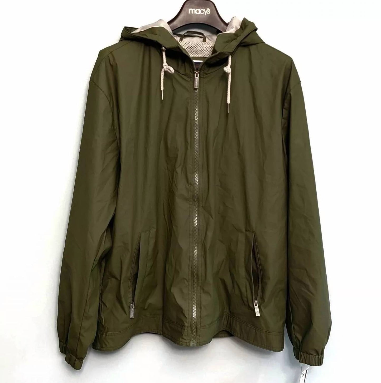 Club Room - Men's Bomber Jacket With Hoodie