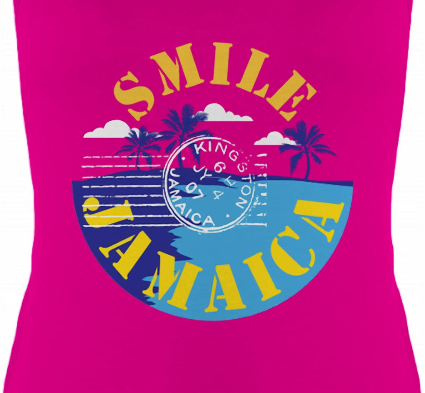 Bob Marley - Women's Smile Jamaica Juniors Tank Top