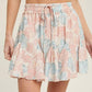 Wishlist - Floral Print Ruffle Mini Skirt