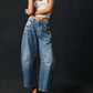 Free People - Good Luck Mid Rise Barrel Jean