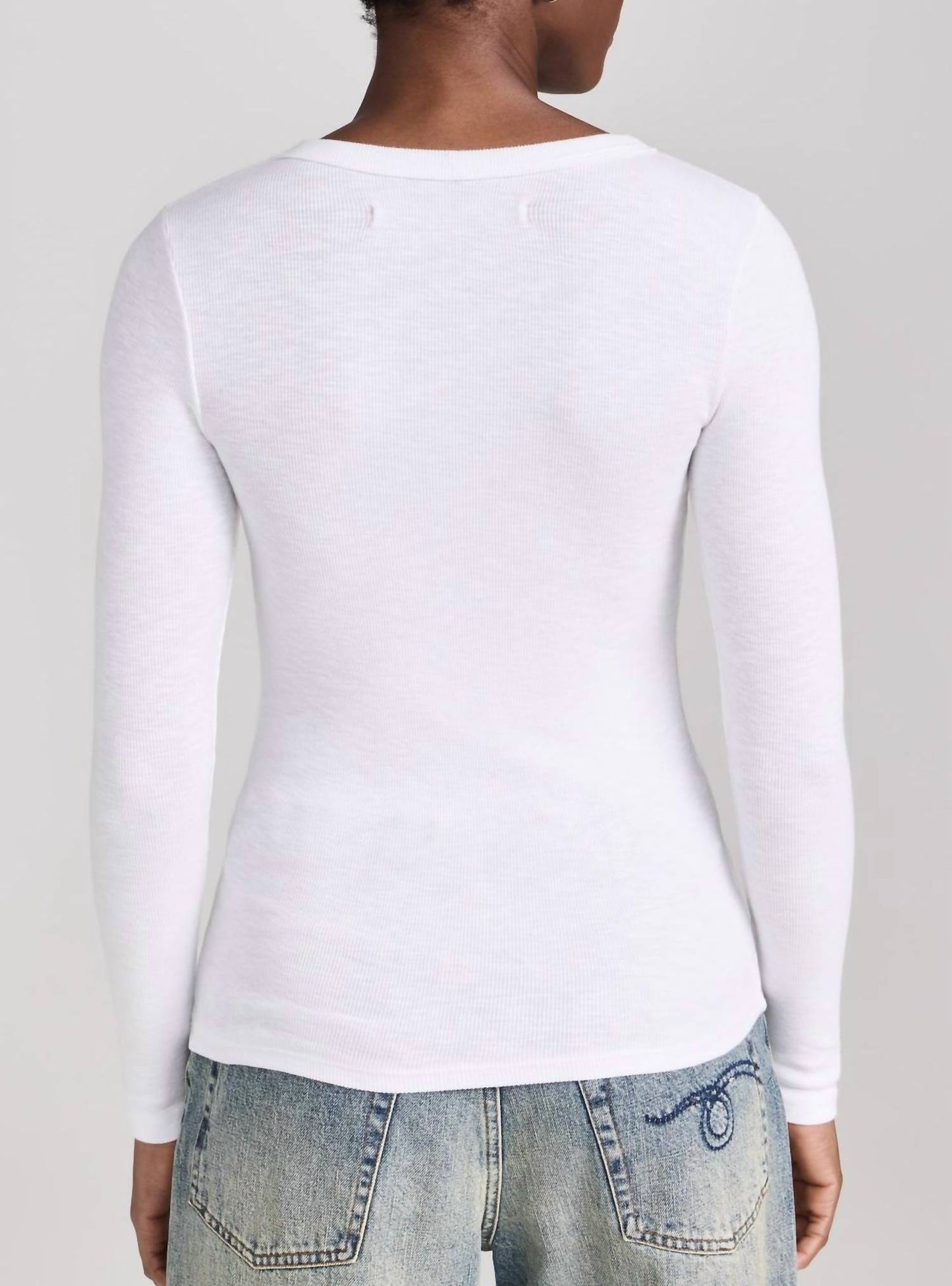 Enza Costa - Textured Rib Crew Tee