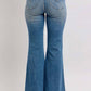 Judy Blue - Mid Rise Tummy Control Flare Jeans