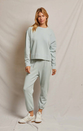 Camiseta branca perfeita - Toni French Terry Jogger