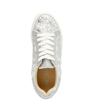 Betsey Johnson - Tênis feminino Reily com strass