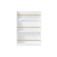 3 Tier Book Shelf, Compact Storage For Bedrooms