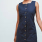 Olivaceous - Button-front Dress
