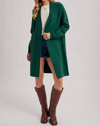 Bluivy - Open Front Knit Layering Sweater Cardigan