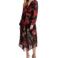 Steve Madden - Floral-print Pleated Midi Dress
