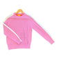 Brodie Cashmere - Summer Stripe Up Crew Neck Tee