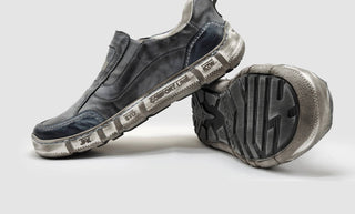 Kcr Group - Sapatos masculinos confortáveis ​​de couro sem cadarço