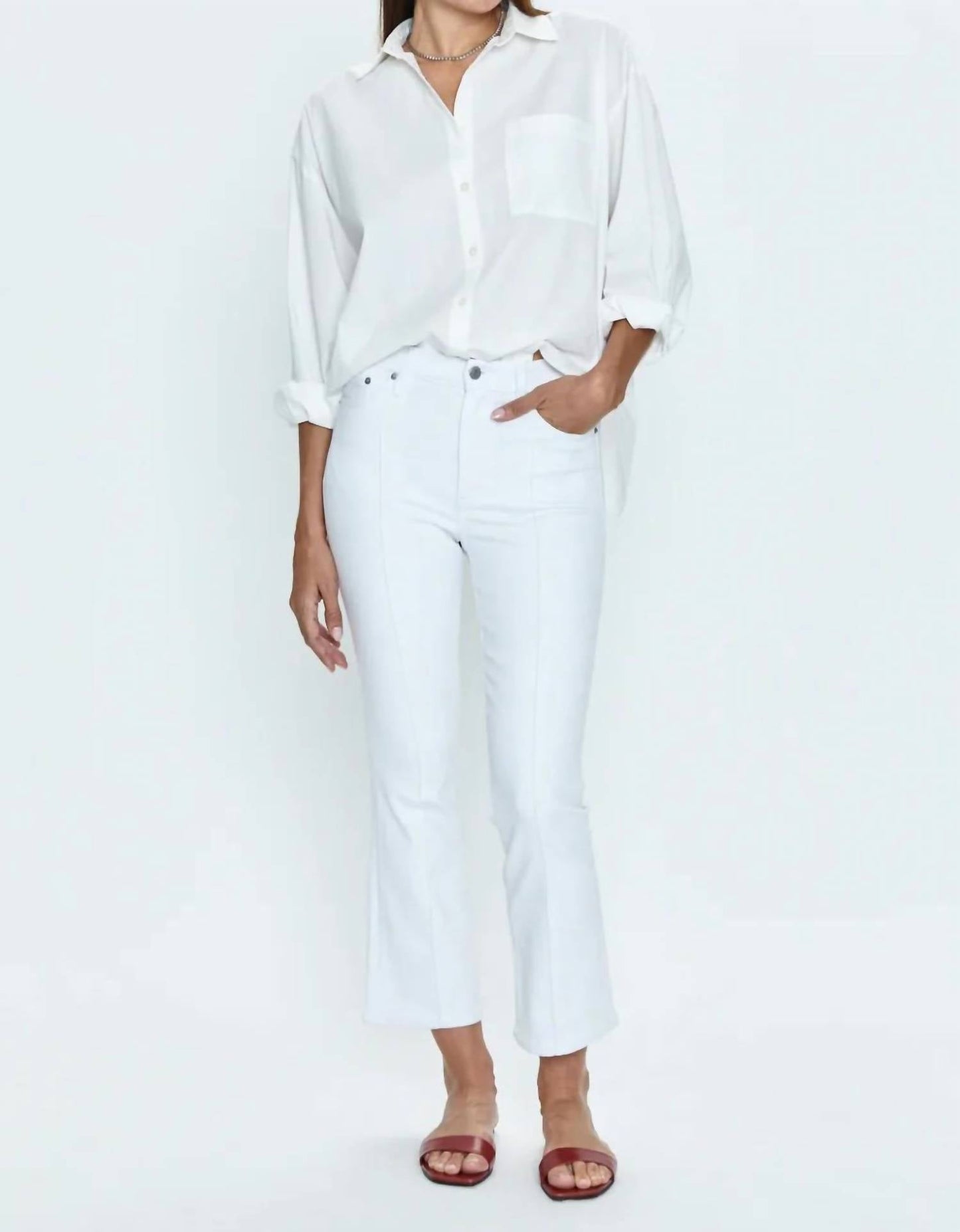 Pistola - Lennon High Rise Bootcut Cropped Jeans