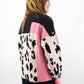Anniewear - Leopard Color Block Sweater
