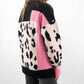 Anniewear - Leopard Color Block Sweater