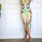 Little Secret Of Mine - Women's Bodycon Skirt Set With Slit And Bandeau Top