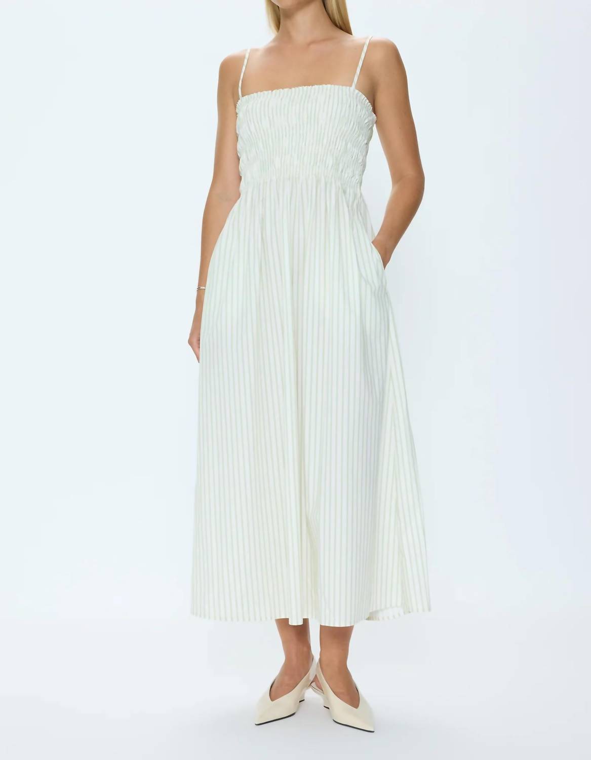 Pistola - Bianca Shirred Bodice Dress