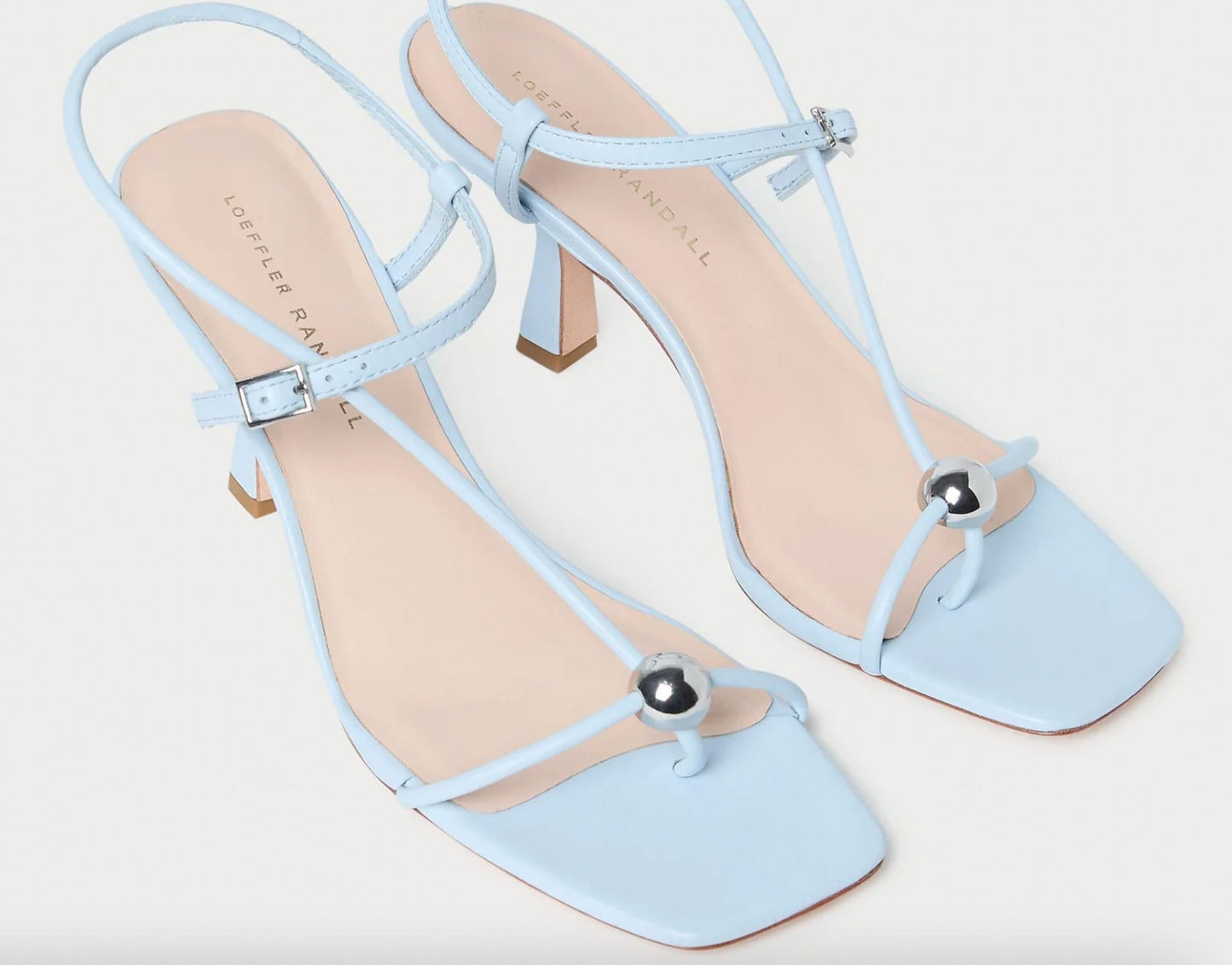 Loeffler Randall - Women's Triana Leather Mid-heel Sandal