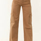 Vervet By Flying Monkey - High Rise Wide Leg Cargo Jeans