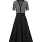 Veronica Beard - Delise Mixed Media Dress